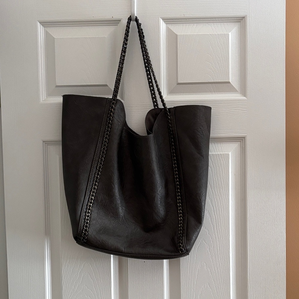 Elegant Black Tote Bag